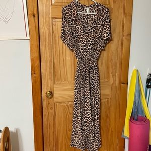 H&M leopard print dress